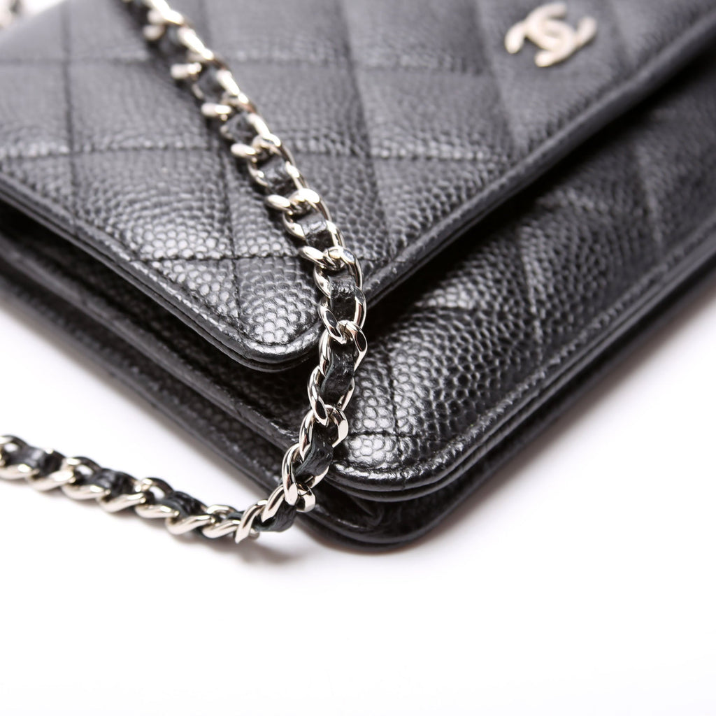 WOC Classic Quilted Caviar Black