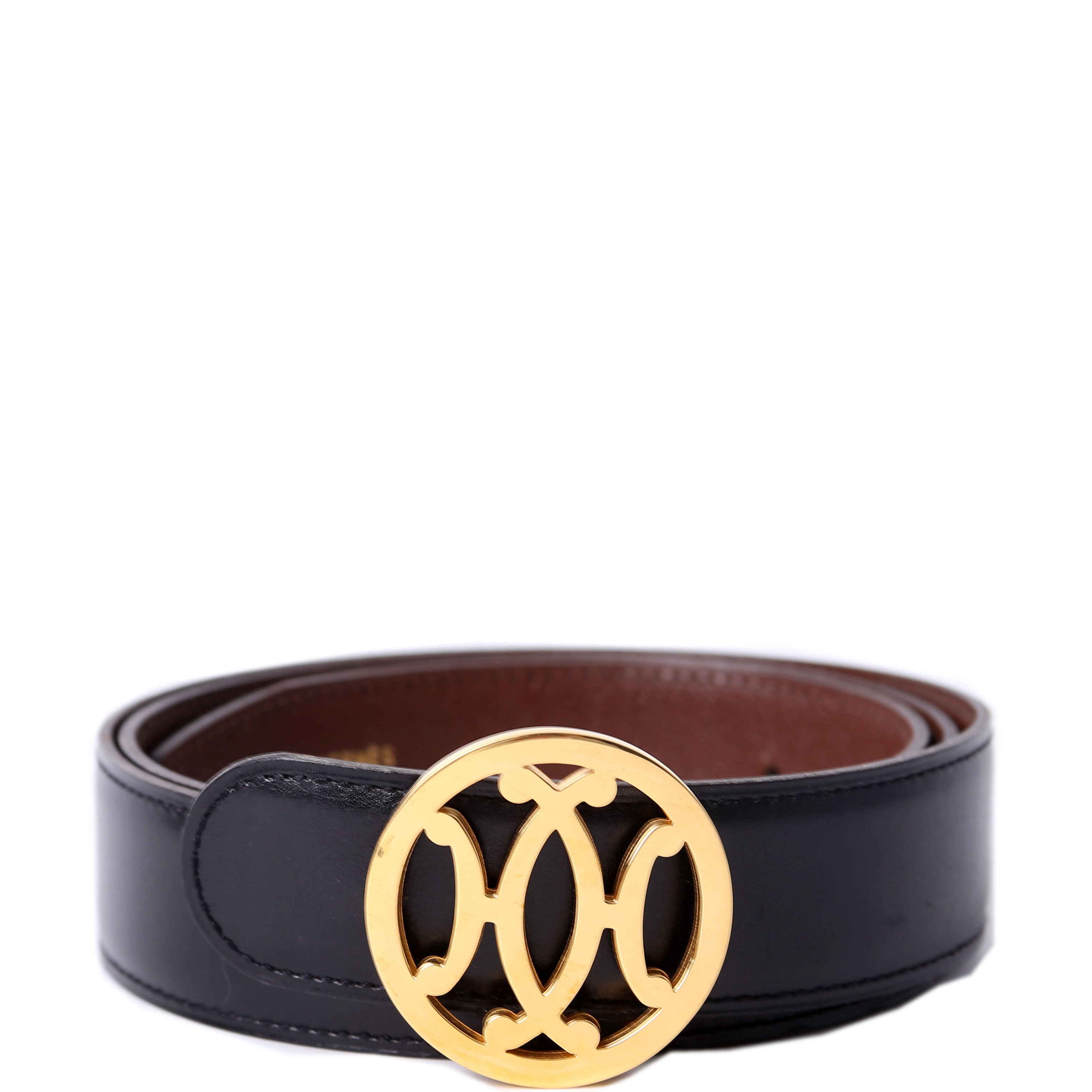 Double H Reversible Leather Belt Size 90 Black/Brown