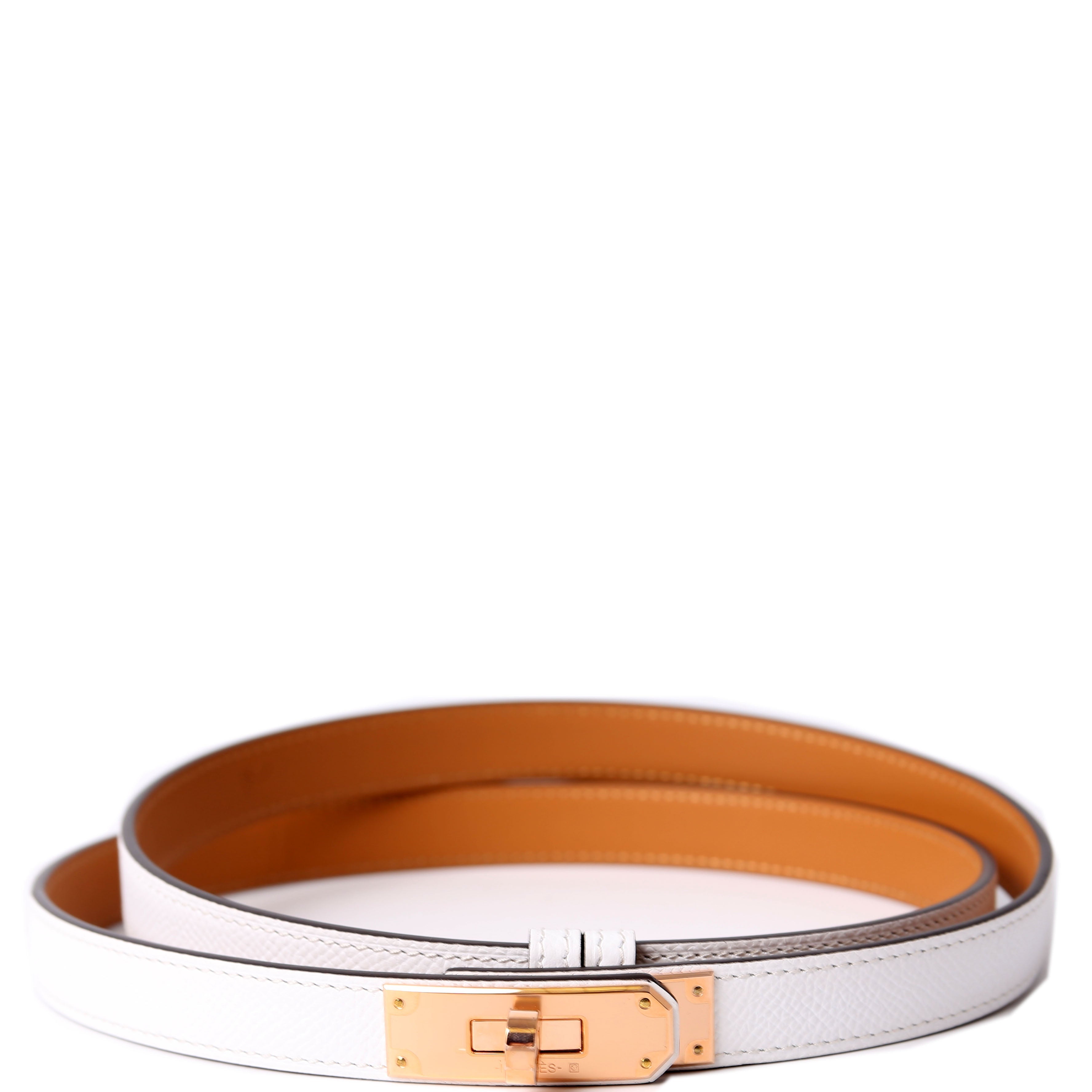 Kelly 18 Epsom Adjustable Belt White
