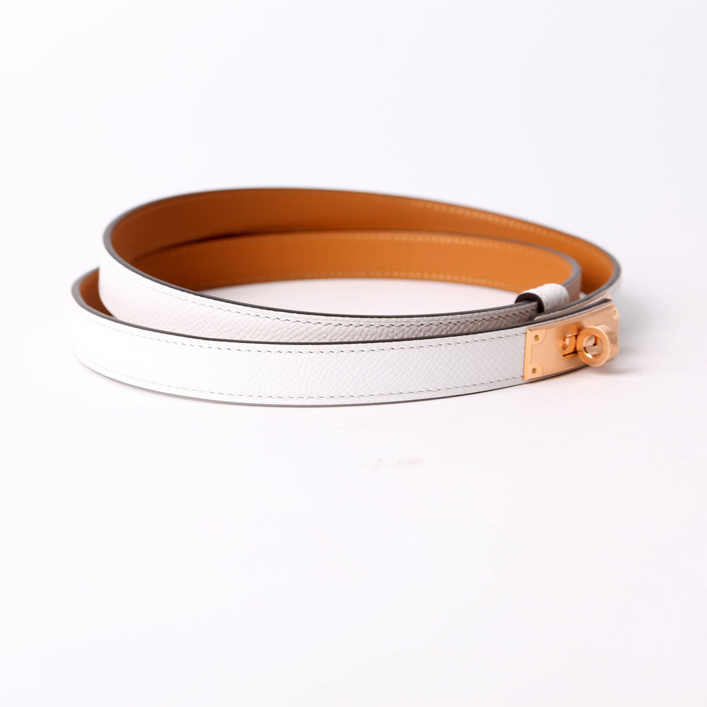 Kelly 18 Epsom Adjustable Belt White