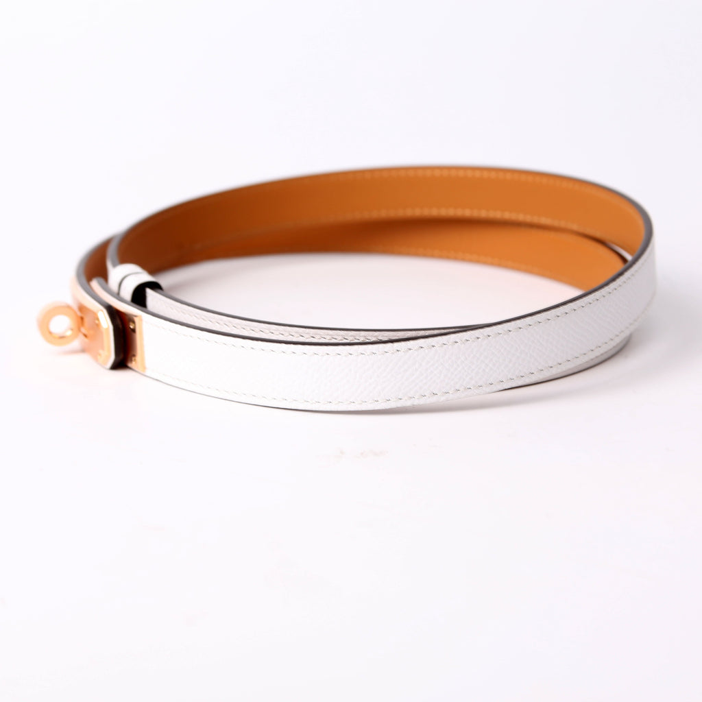 Kelly 18 Epsom Adjustable Belt White