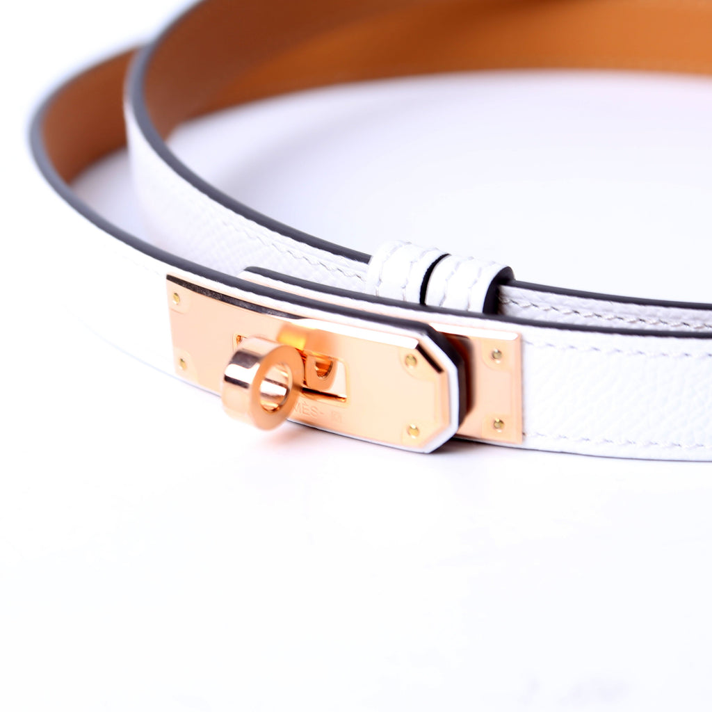Kelly 18 Epsom Adjustable Belt White