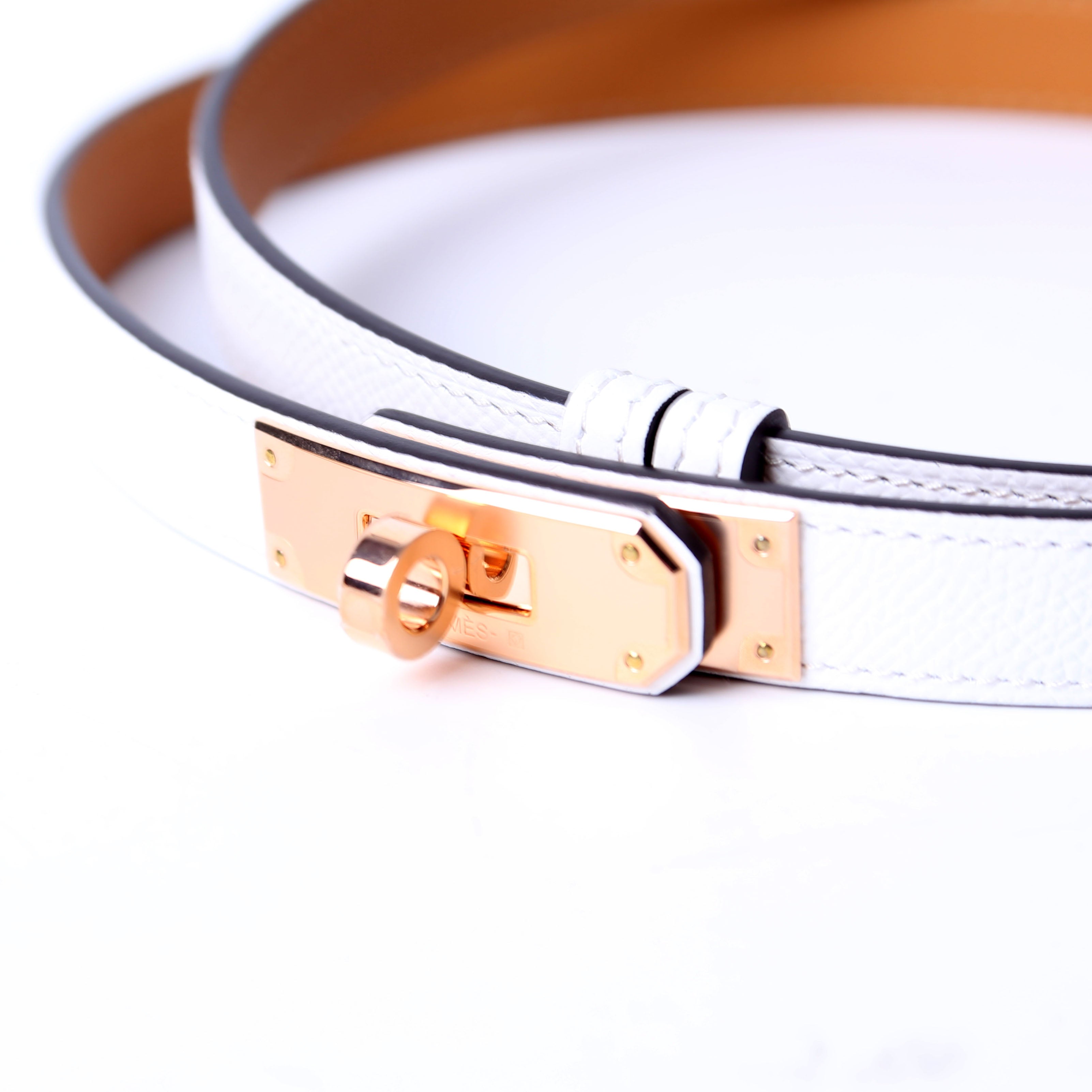 Kelly 18 Epsom Adjustable Belt White