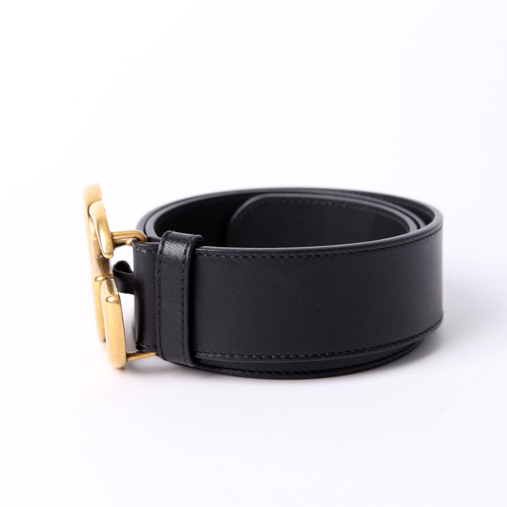 Gucci 400593 Marmont GG Leather Belt Size 75/30 Black
