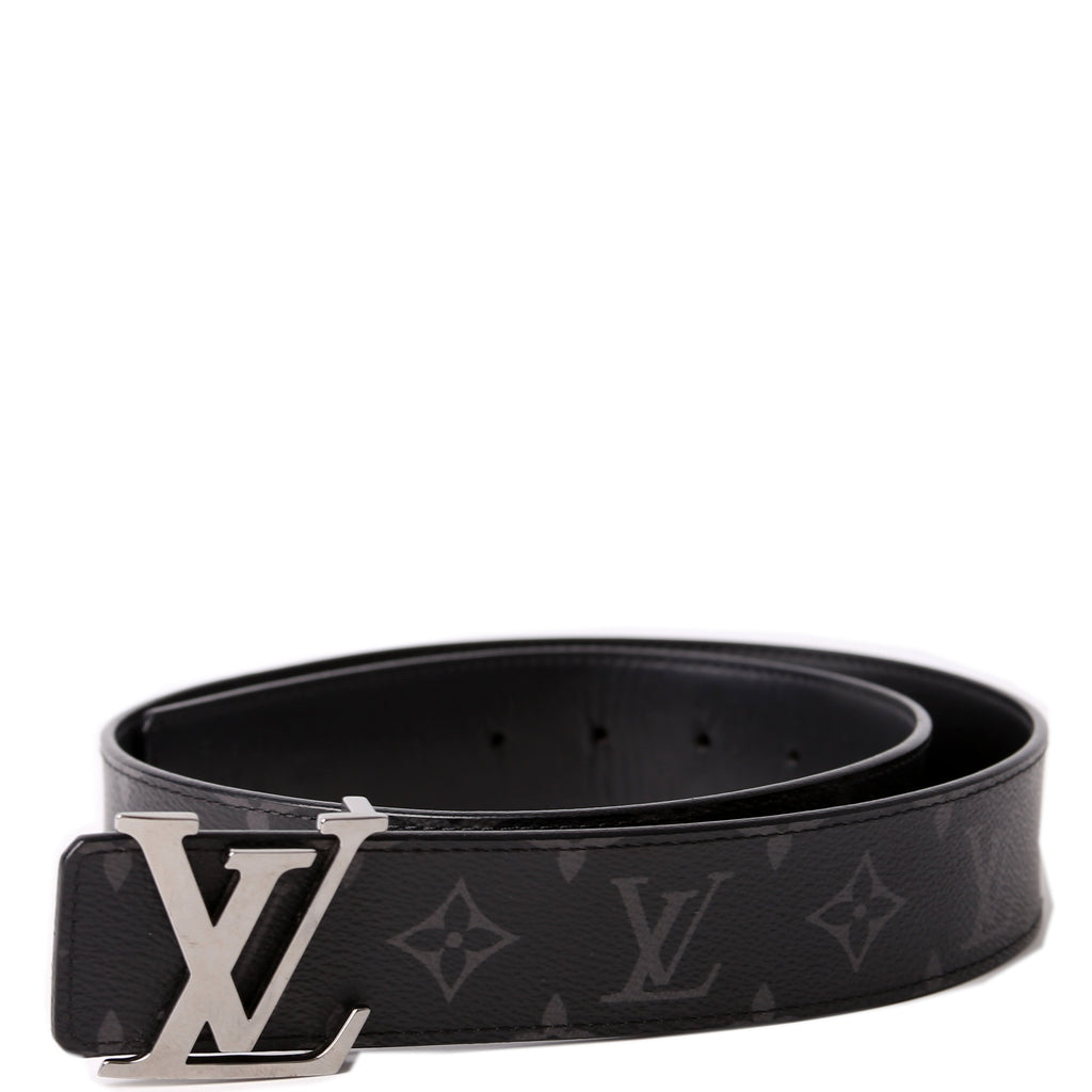 LV Initiales 40MM Reversible Leather/Monogram Eclipse Belt Size 85/34