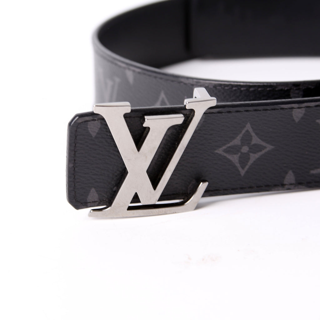 LV Initiales 40MM Reversible Leather/Monogram Eclipse Belt Size 85/34