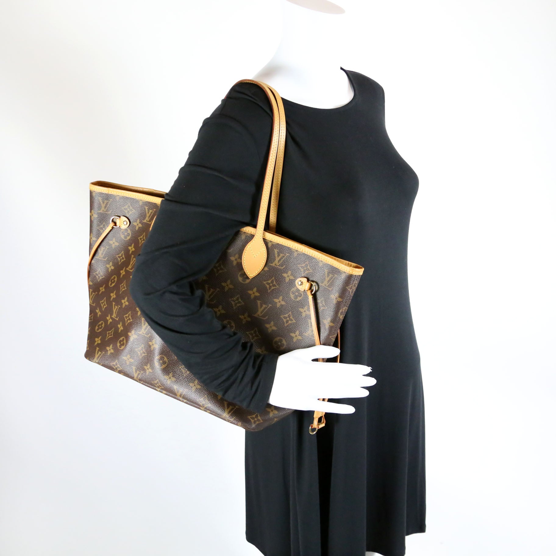Neverfull MM Monogram Brown/Baige