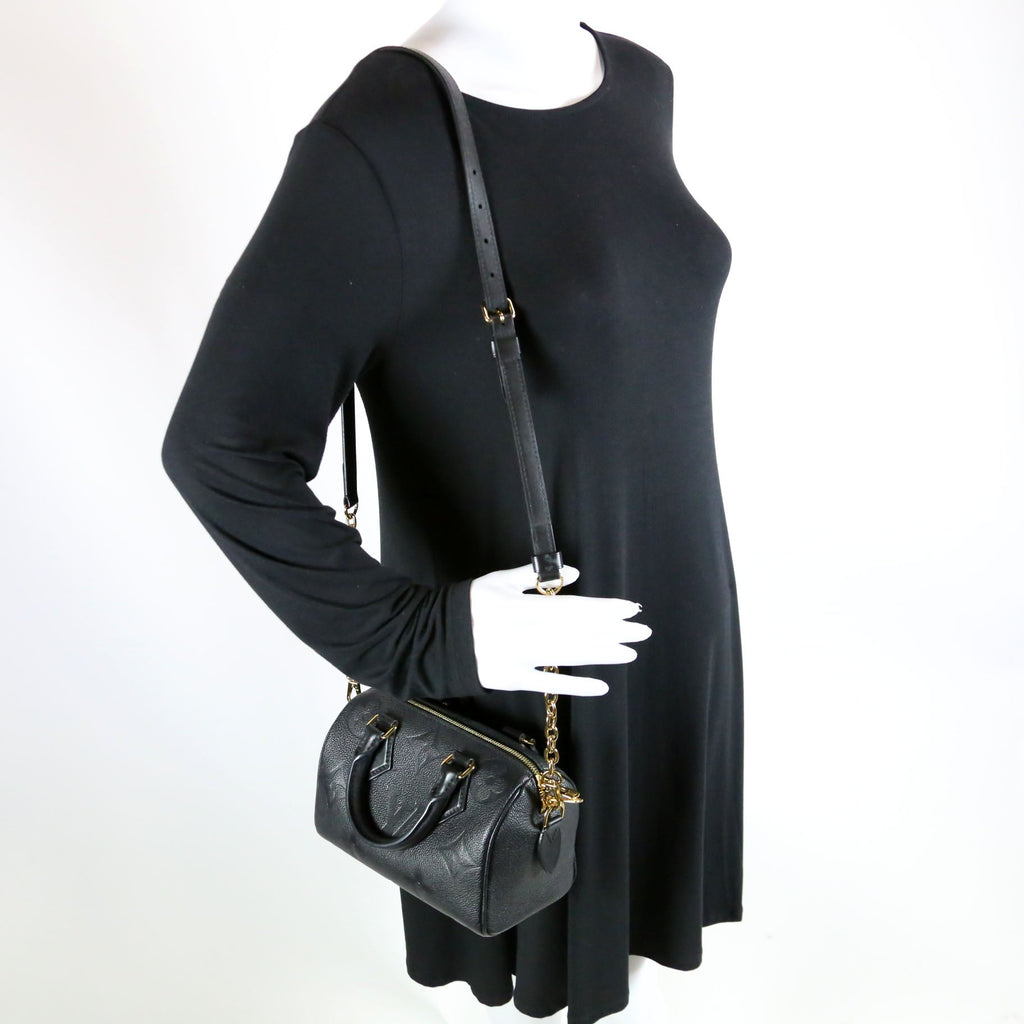Speedy 20 Bandouliere Empreinte NM Black