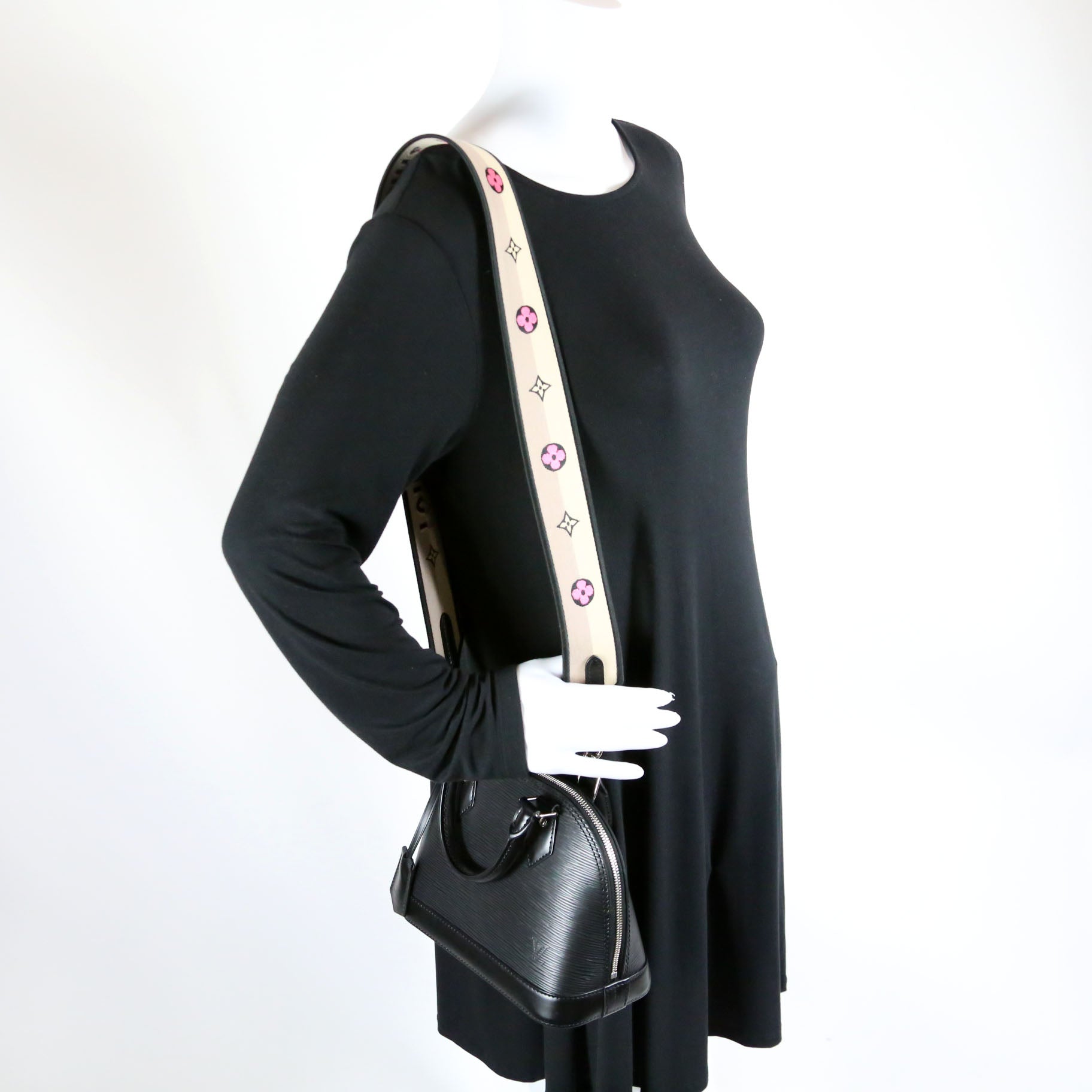 Alma BB Epi With Strap Black