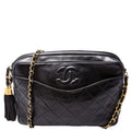 CC Front Pocket Tassel Camera Bag Vintage Black/Gold
