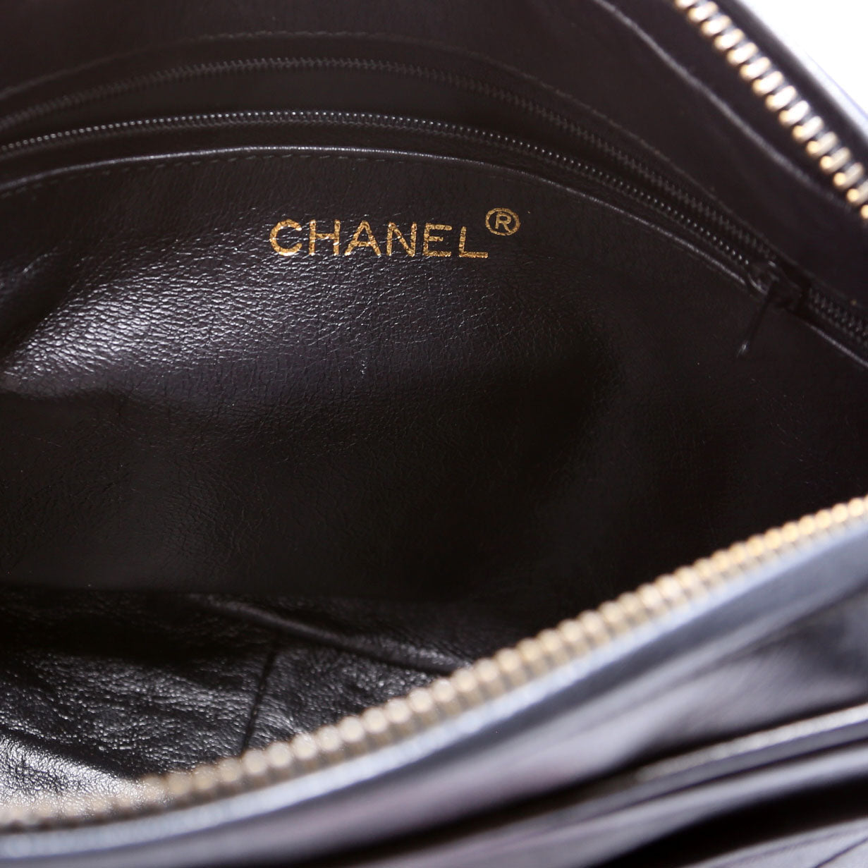 CC Front Pocket Tassel Camera Bag Vintage Black/Gold