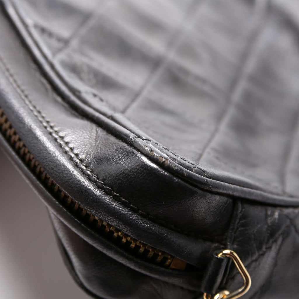 CC Front Pocket Tassel Camera Bag Vintage Black/Gold
