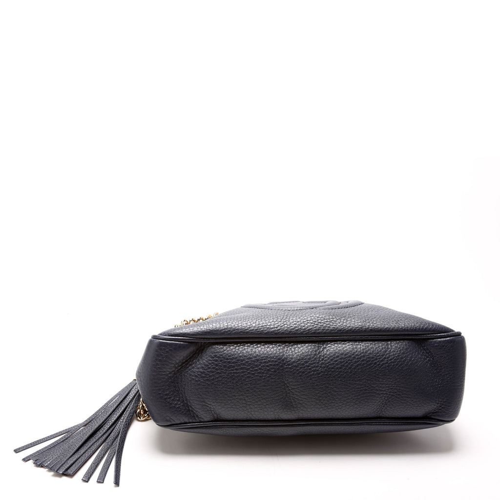 Gucci 308983 Soho Chain Shoulder Bag Navy