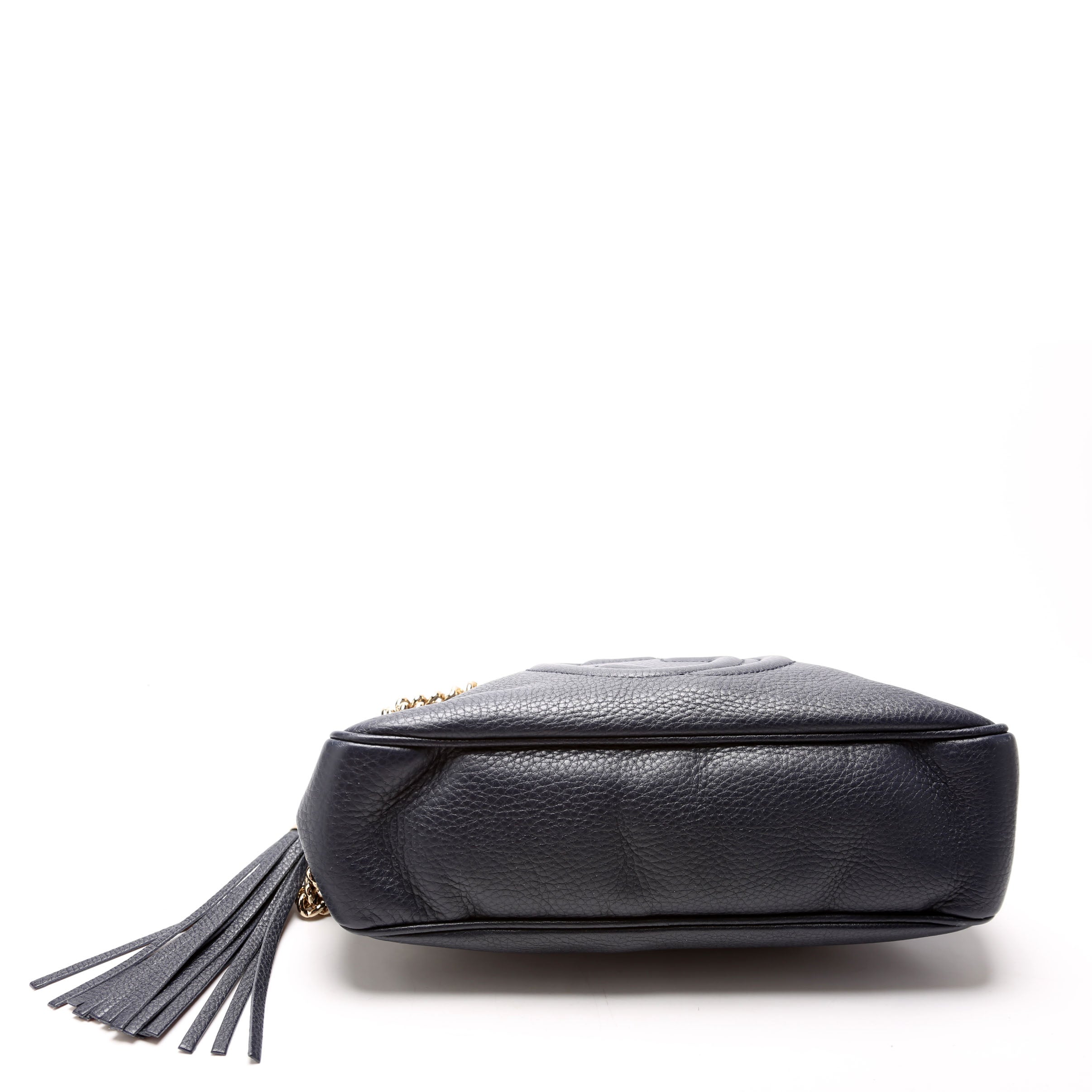 Gucci 308983 Soho Chain Shoulder Bag Navy