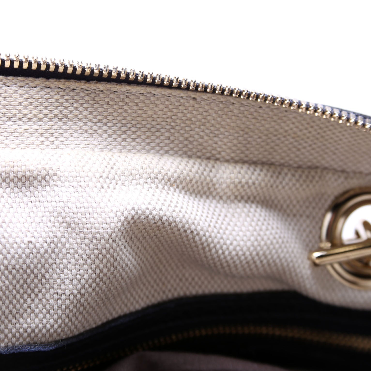 Gucci 308983 Soho Chain Shoulder Bag Navy