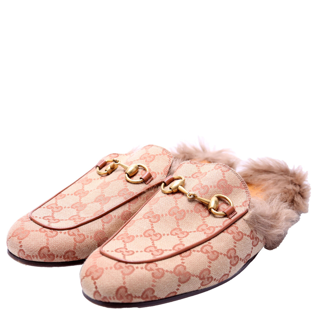 Princetown Fur Mules Men Size 6