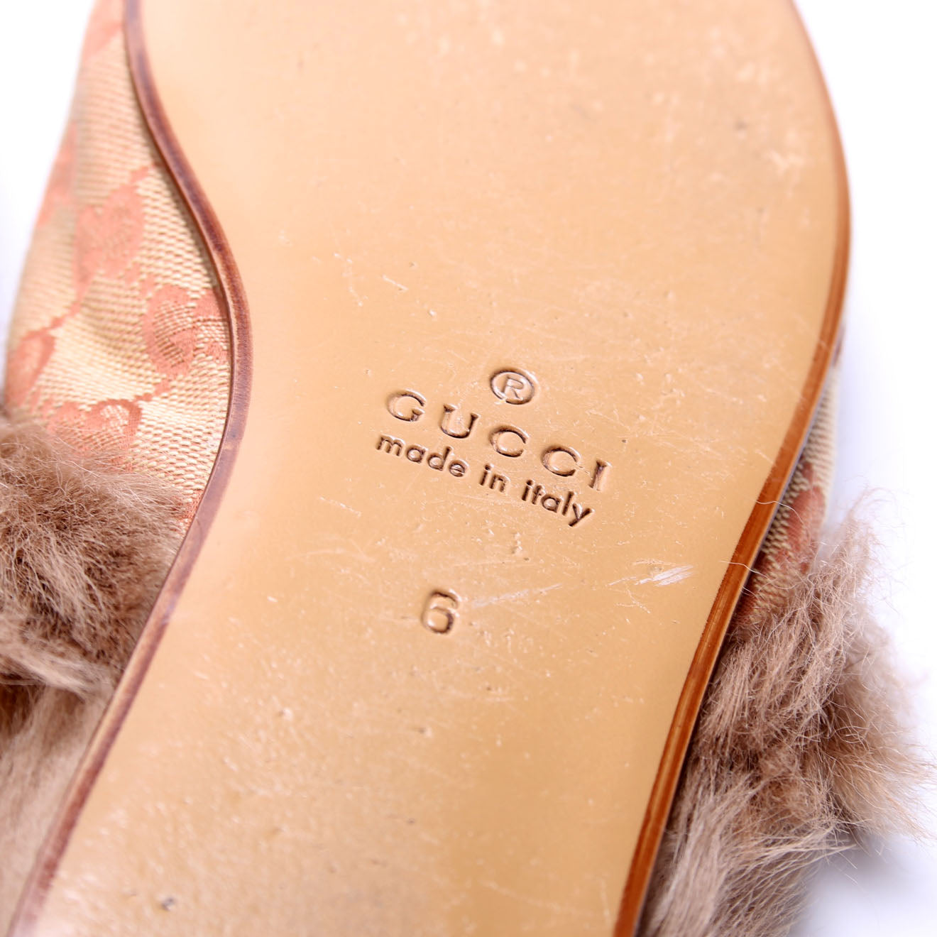 Princetown Fur Mules Men Size 6