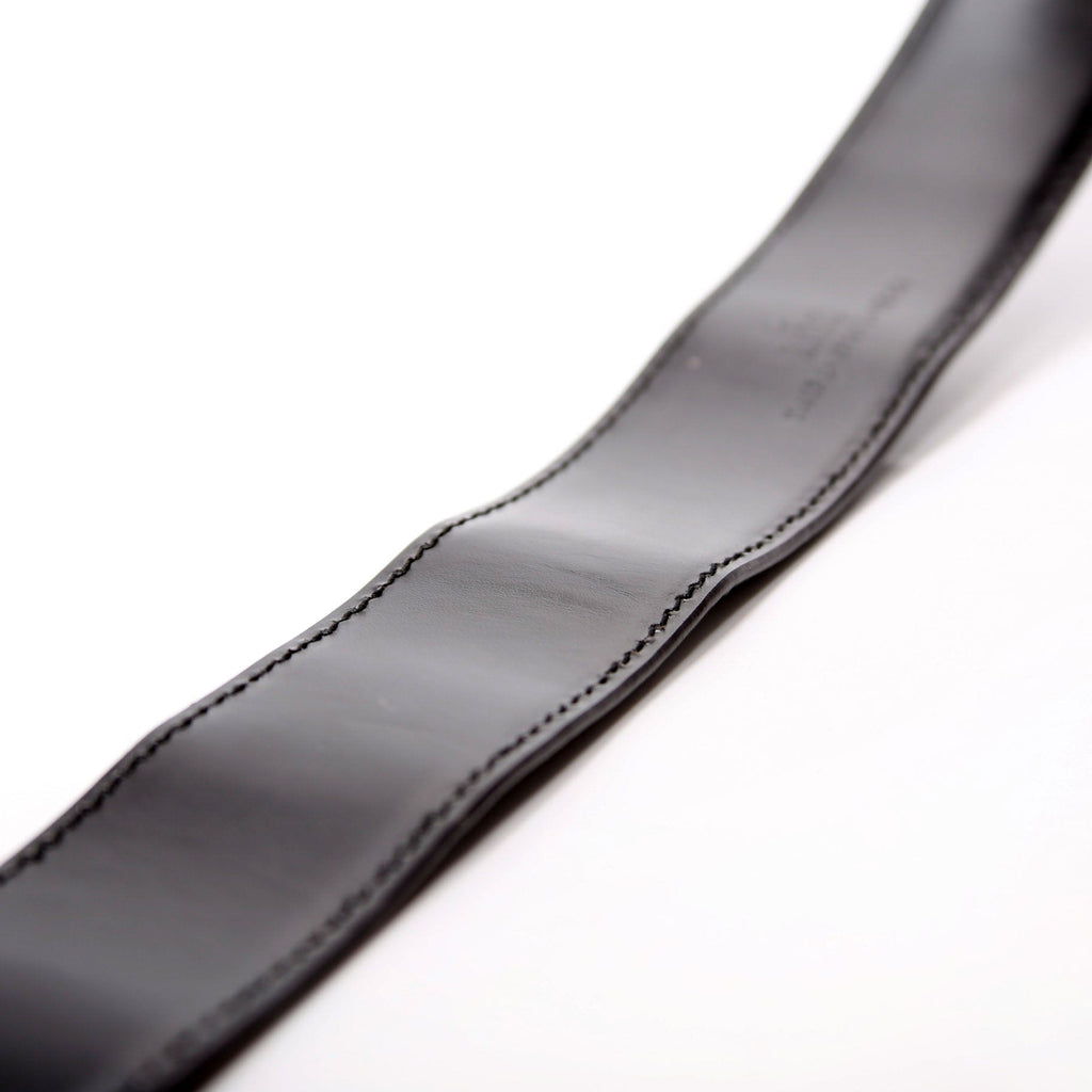 114876 Interlocking Leather Belt Size 85/34 Black