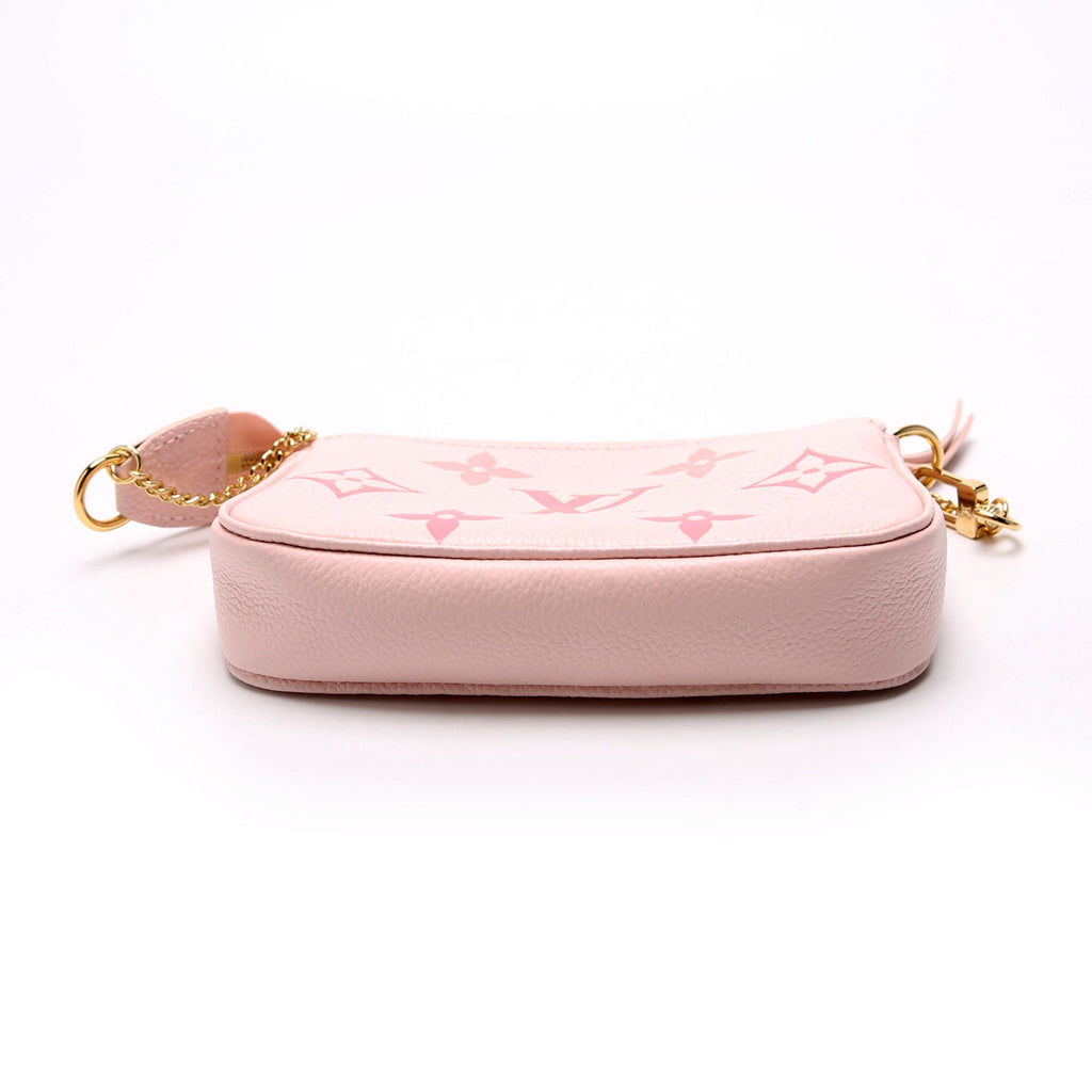 Pochette Accessories Mini Empreinte By The Pool Pink
