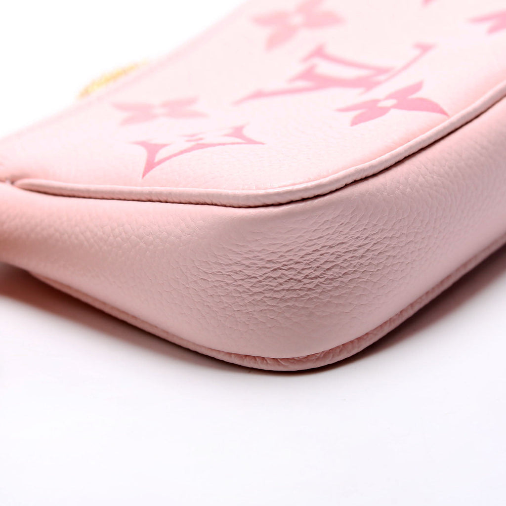 Pochette Accessories Mini Empreinte By The Pool Pink