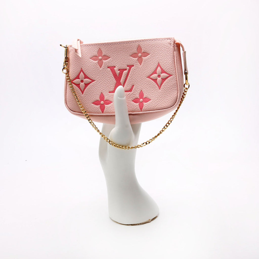 Pochette Accessories Mini Empreinte By The Pool Pink