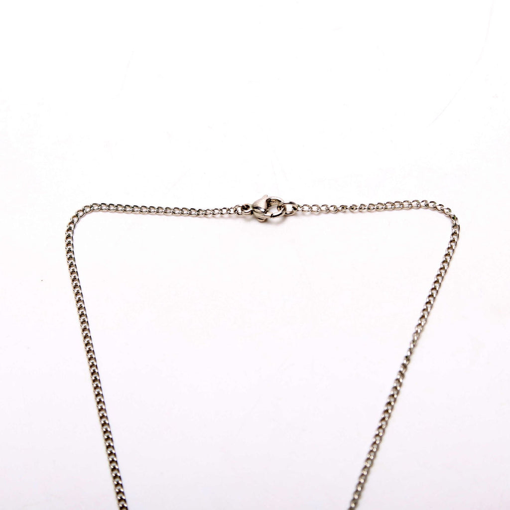 CC Cut Out Medium Pendent Necklace Silver