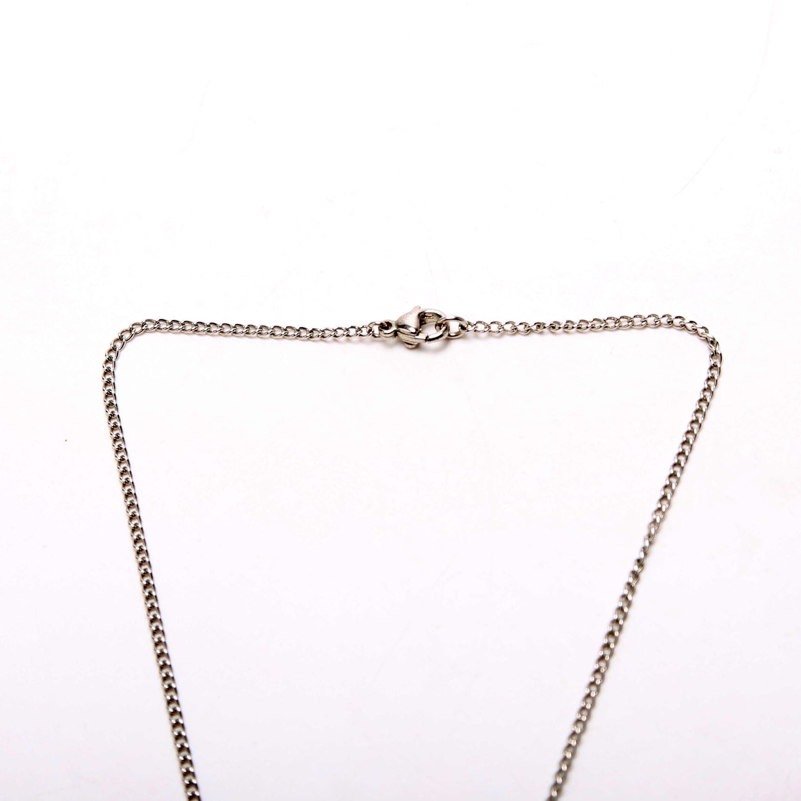 CC Cut Out Medium Pendent Necklace Silver