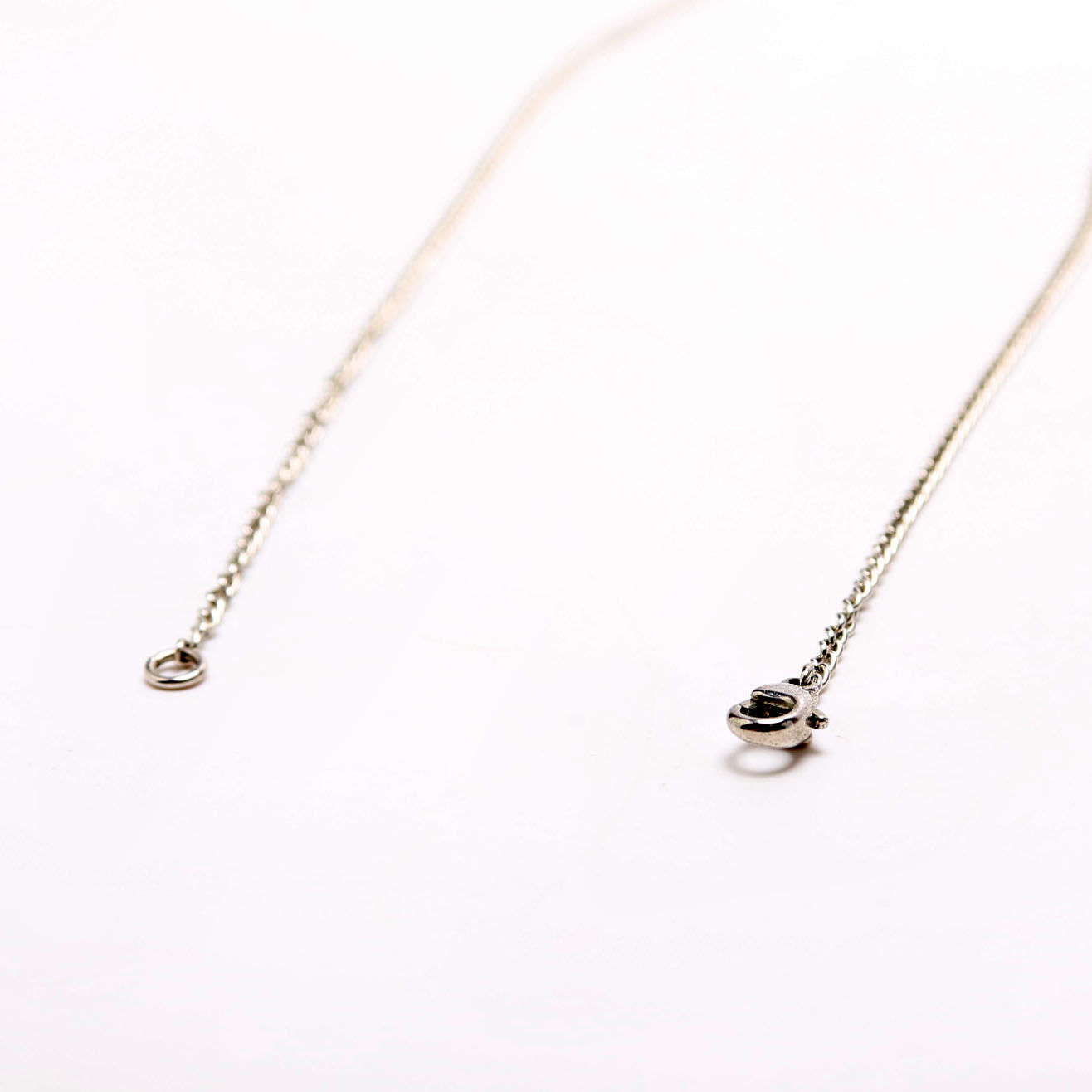 CC Cut Out Medium Pendent Necklace Silver