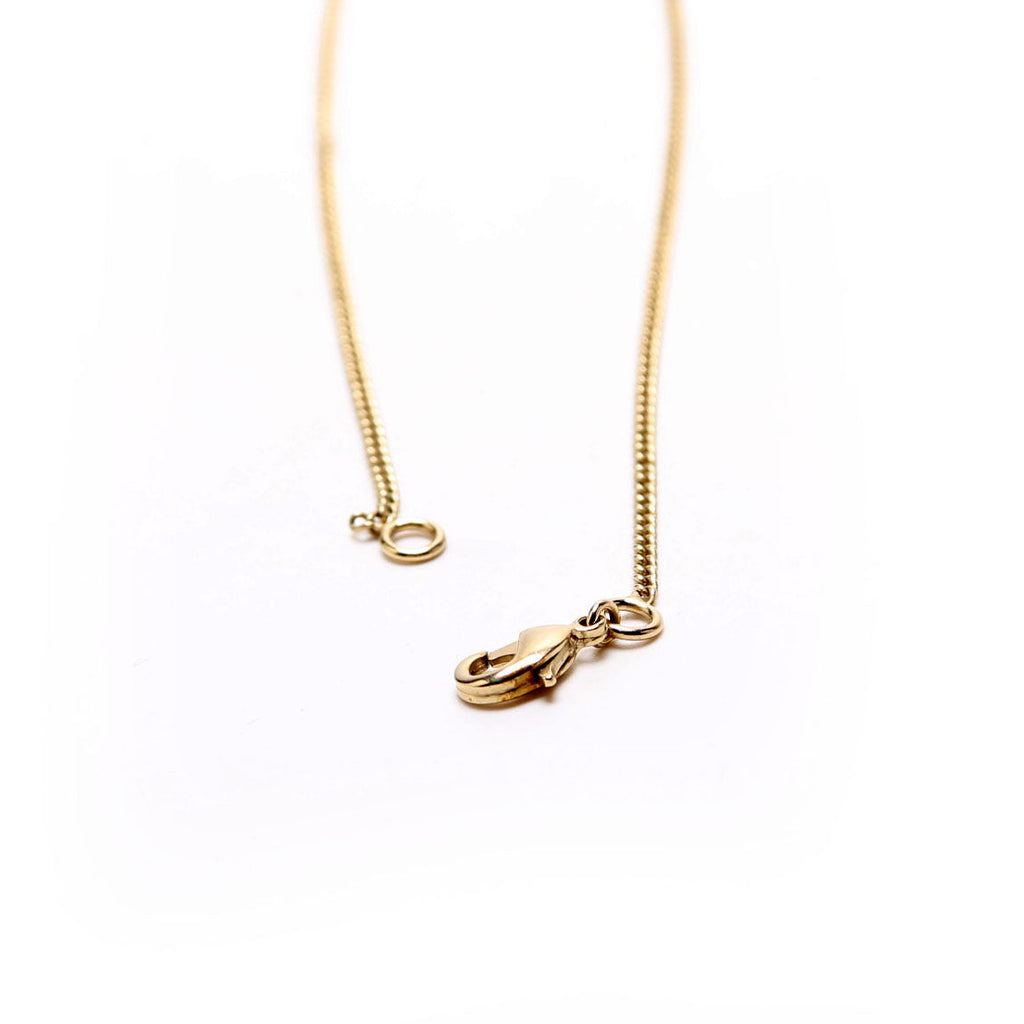 Crystal Bow CC Pearl Drop Necklace Gold