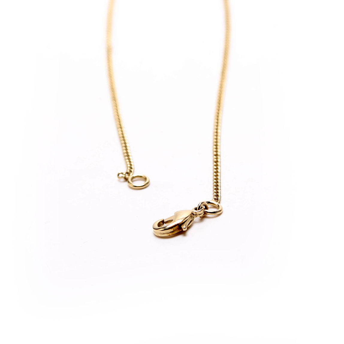 Crystal Bow CC Pearl Drop Necklace Gold