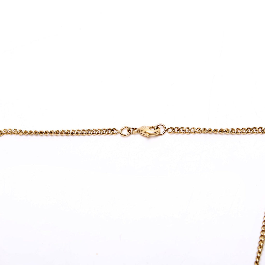 CC Pearl/Crystal Large Pendant Gold