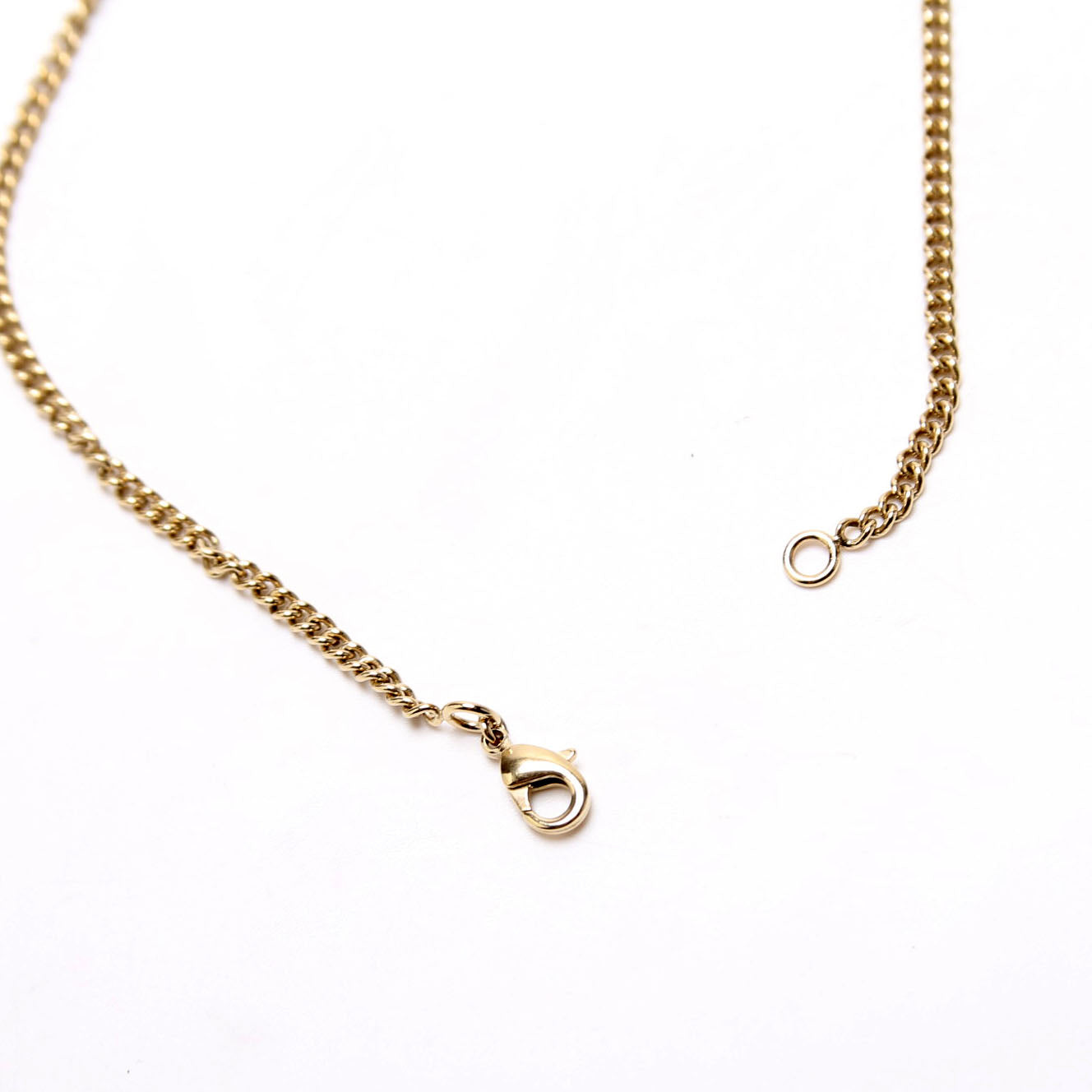 CC Pearl/Crystal Large Pendant Gold