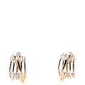 Crossover Shrimp 19.5MM Earrings 925/750