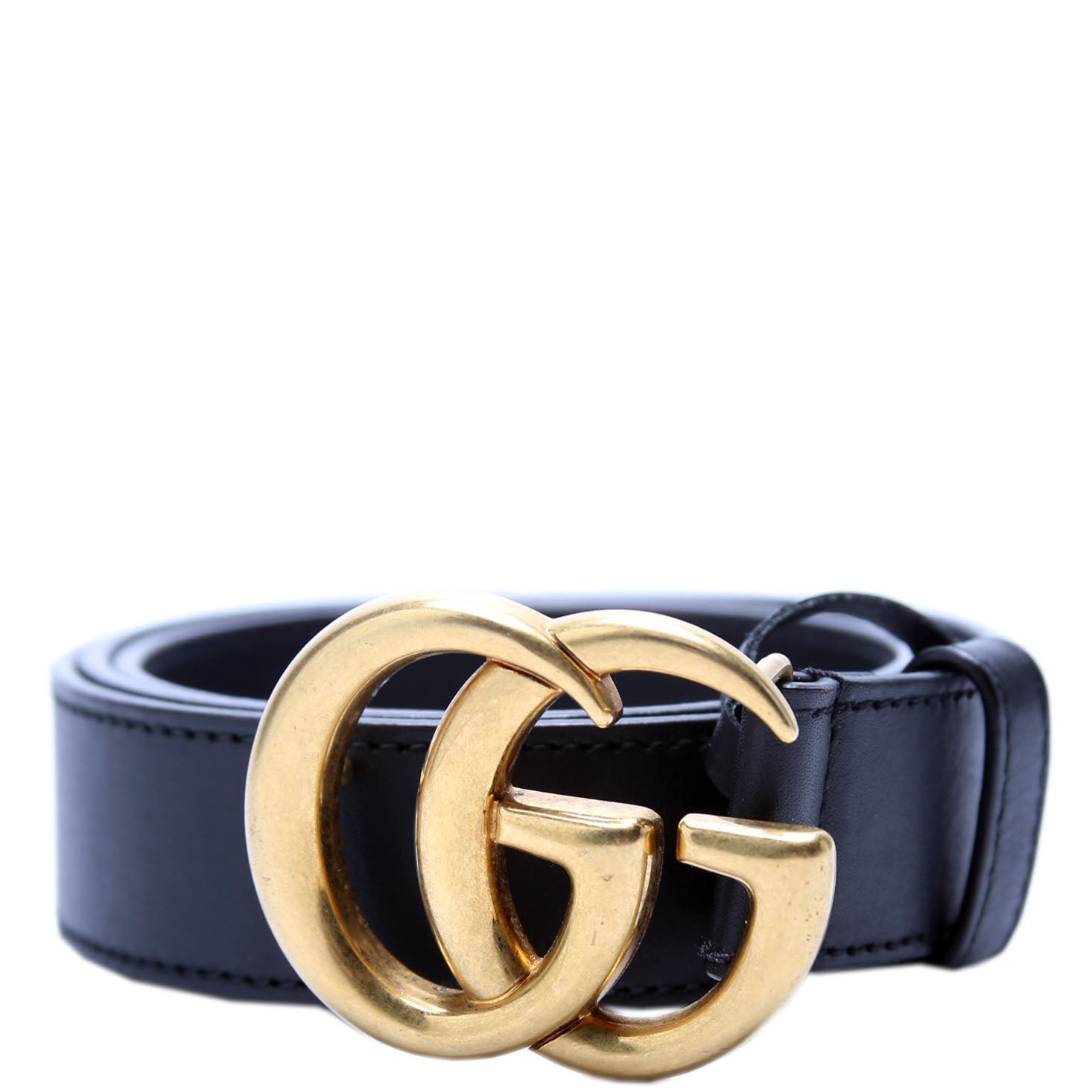 414516 GG Marmont Belt Size 80/32 Black