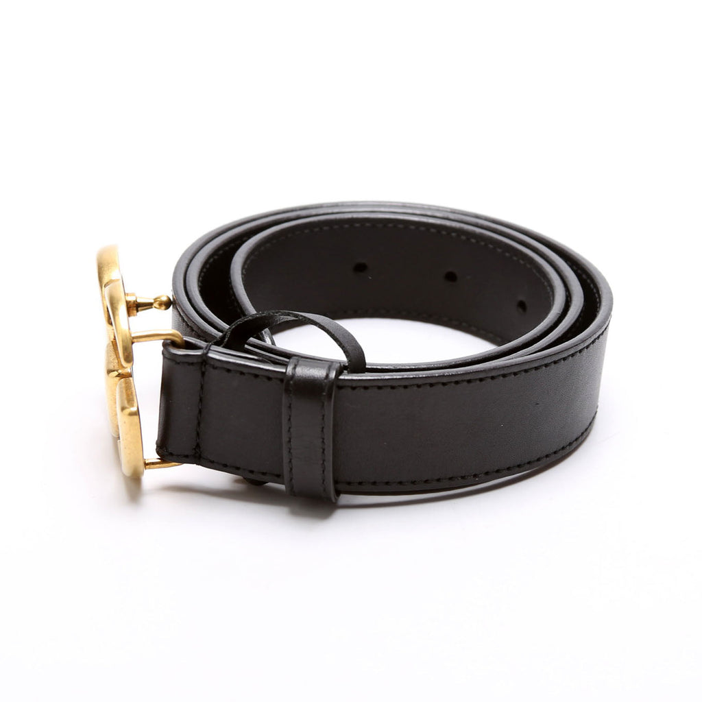 414516 GG Marmont Belt Size 80/32 Black