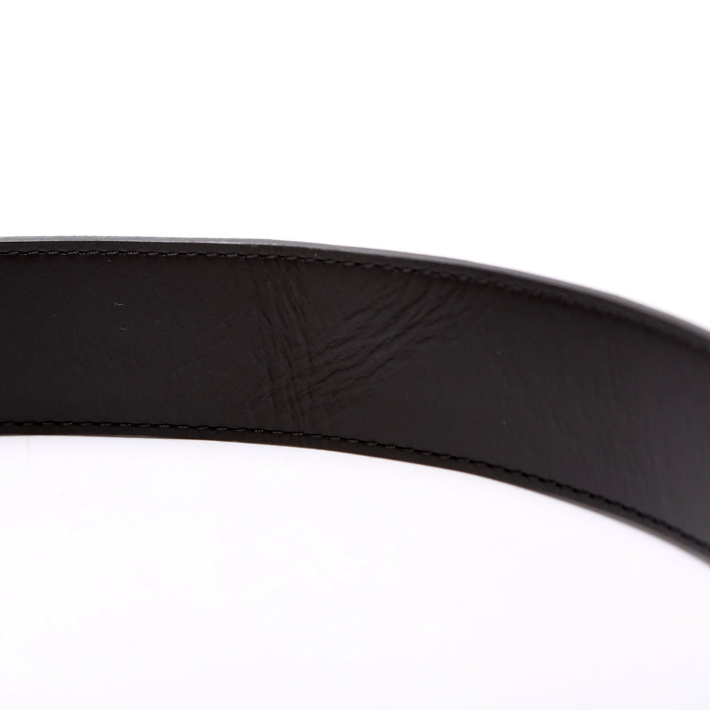 LV Initiales 30MM Reversible Leather/Monogram Belt Size 80/32 Brown/Black
