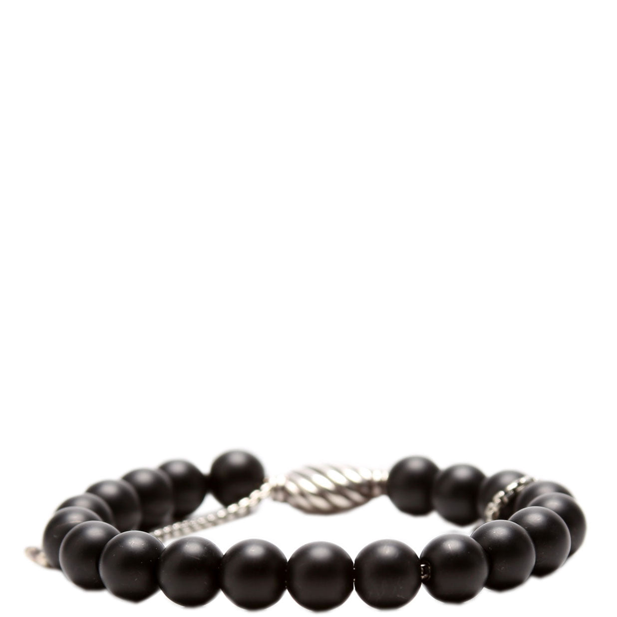 Spiritual Beads 8MM Bracelet Onyx/925