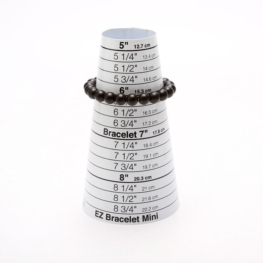 Spiritual Beads 8MM Bracelet Onyx/925