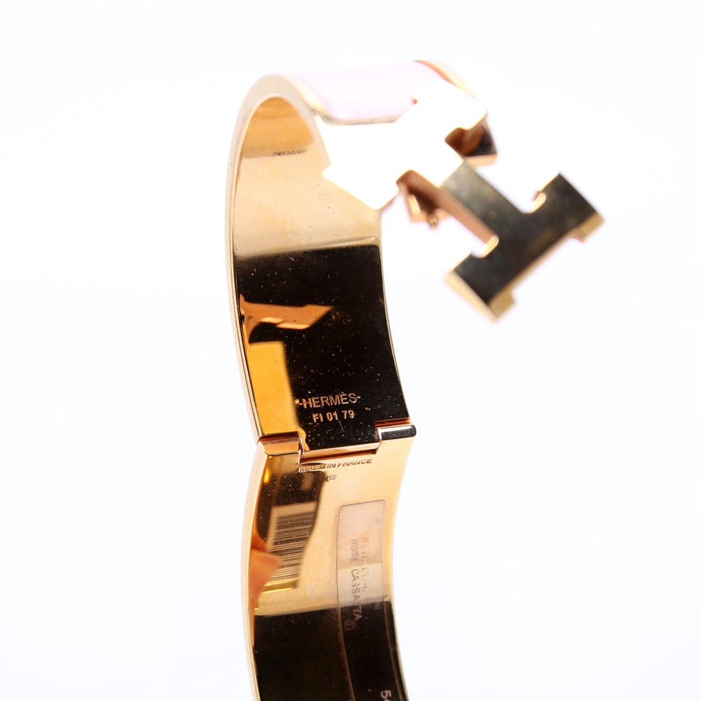 Clic Clac Narrow GM Bracelet Gold/Pink