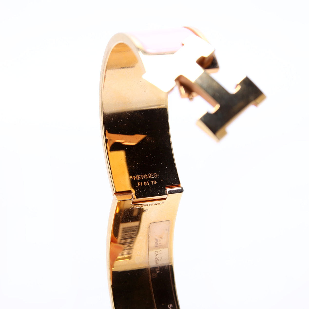Clic Clac Narrow GM Bracelet Gold/Pink