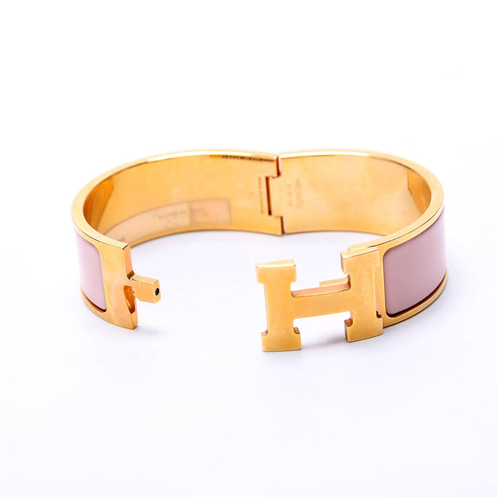 Clic Clac Narrow GM Bracelet Gold/Pink