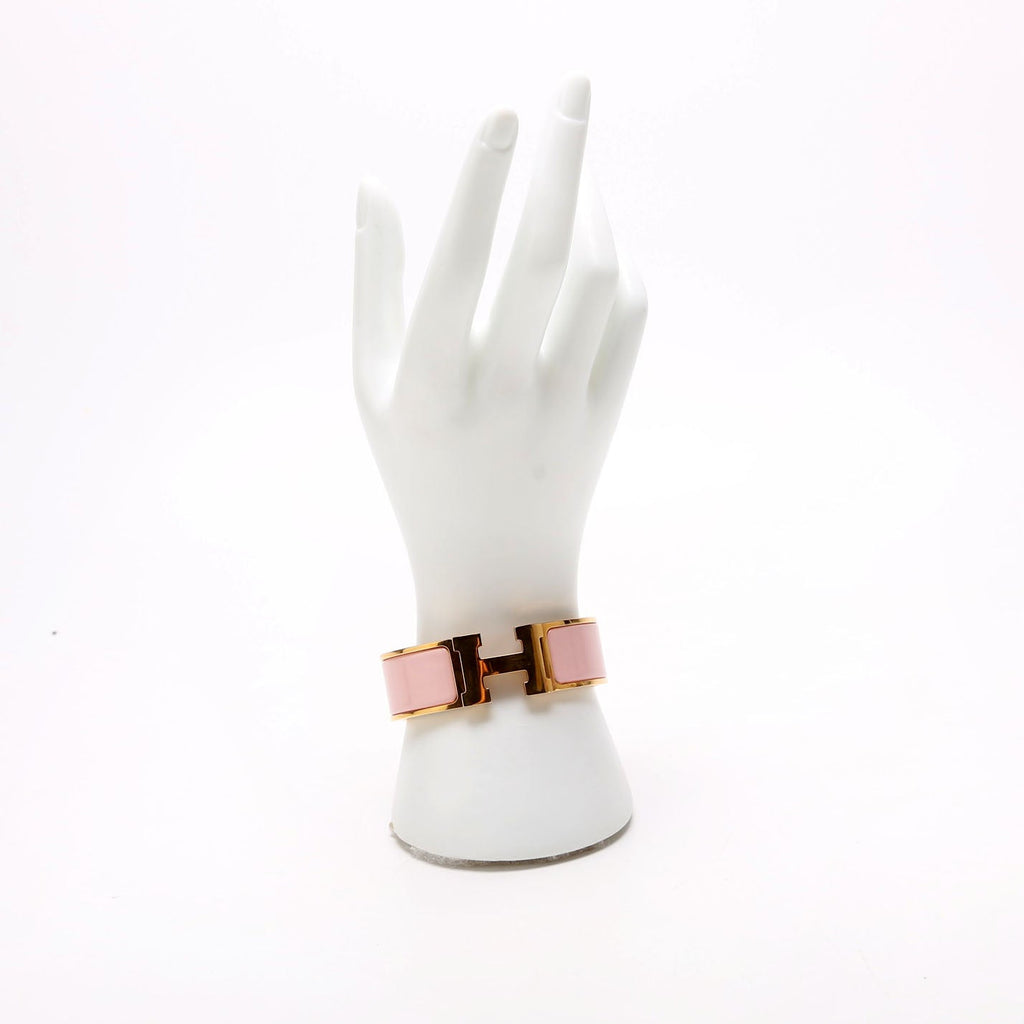 Clic Clac Narrow GM Bracelet Gold/Pink