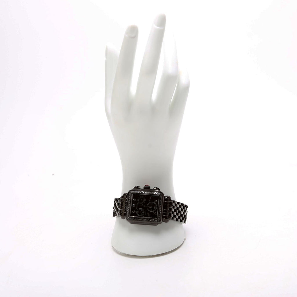 Deco Noir With 0.65CW Diamond Watch Black