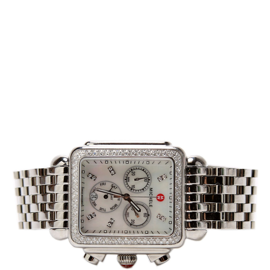 Deco With 0.76CW Diamond Watch Silver