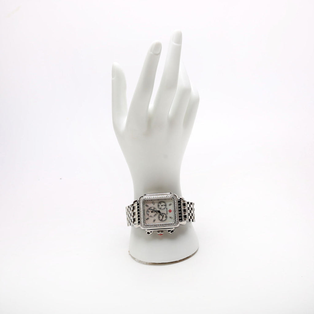 Deco With 0.76CW Diamond Watch Silver