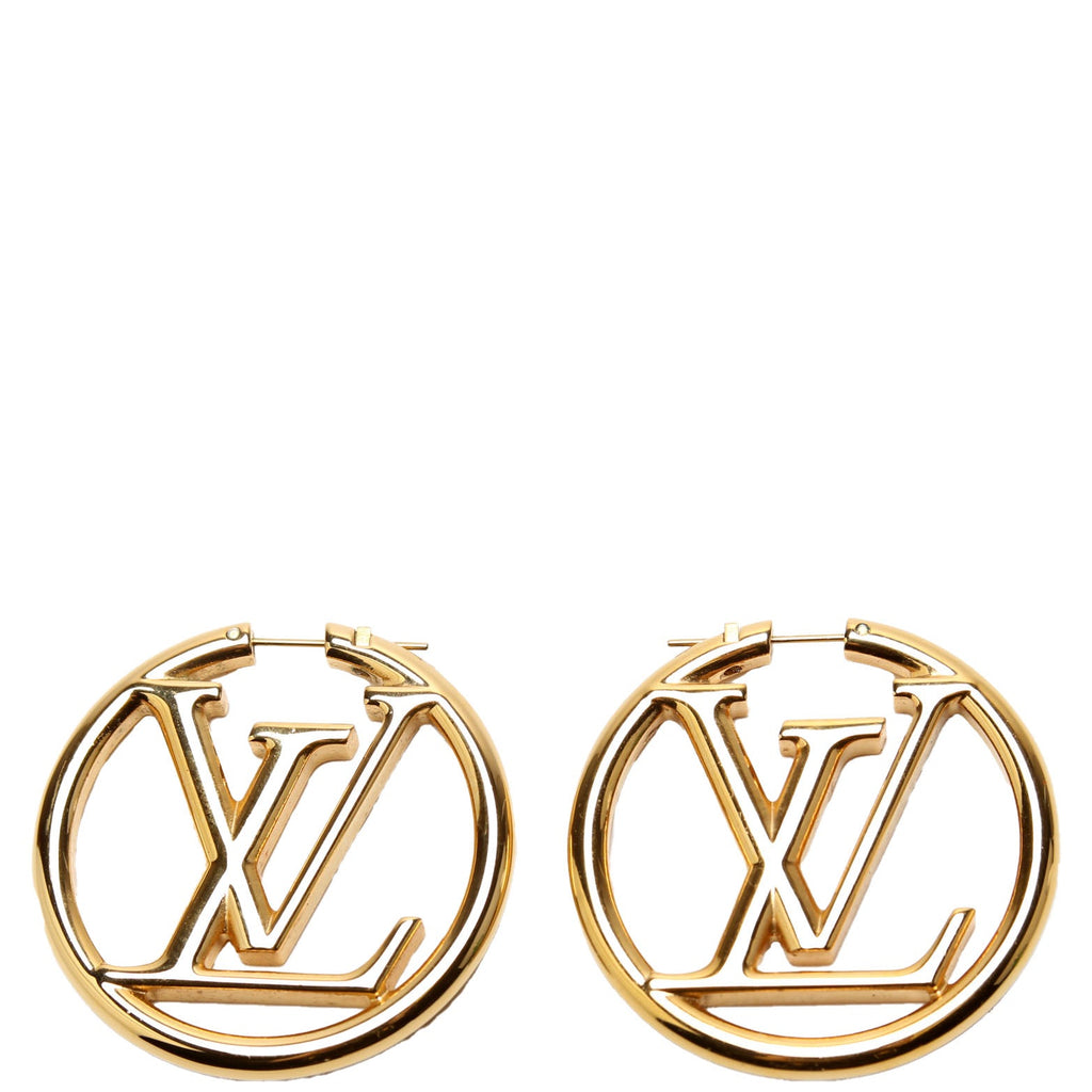 Louise Hoop Earrings GM Gold