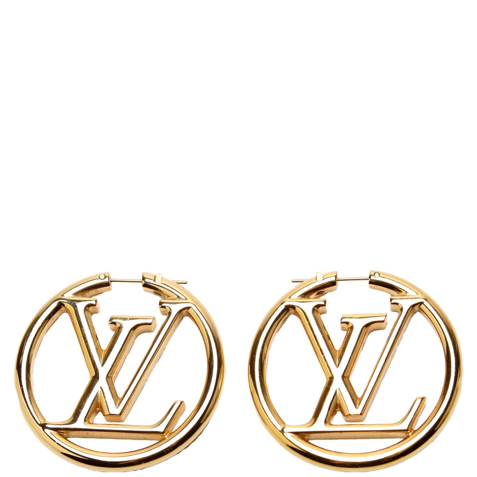 Louise Hoop Earrings GM Gold