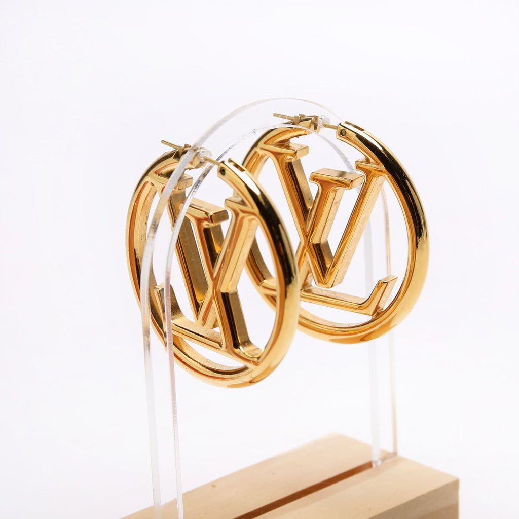 Louise Hoop Earrings GM Gold