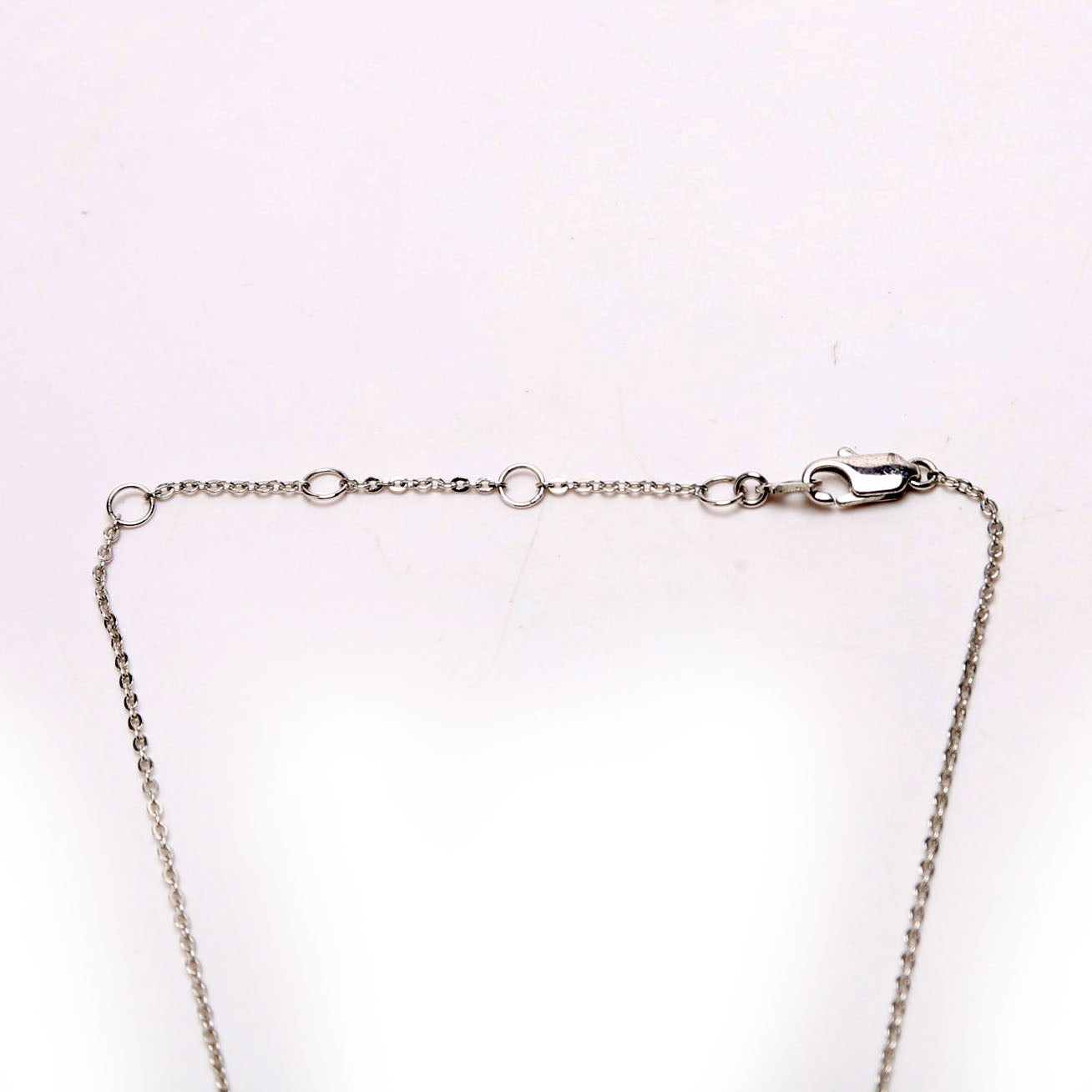 Pearl Drop Heart Pendant Necklace Silver/Pearl