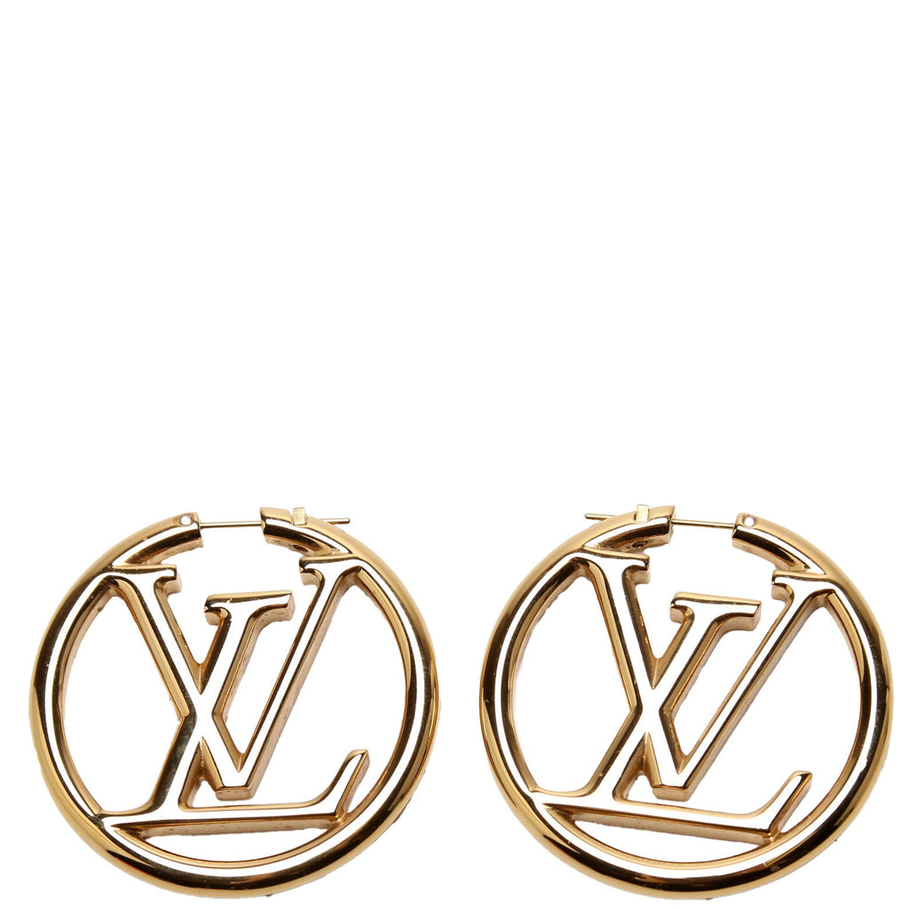 Louise Hoop Earrings GM Gold